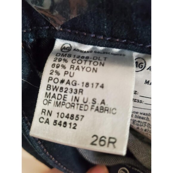 AG Adriano Goldschmied Women's Size 26R Jeans Legging Super Skinny Denim - Picture 6 of 6
